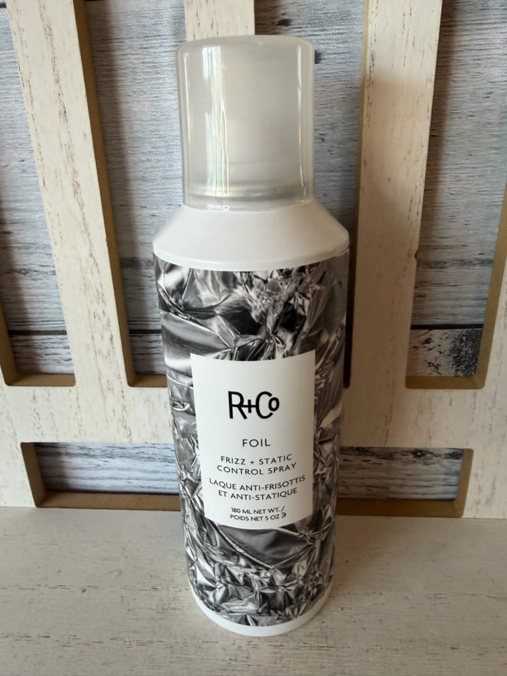 R+Co FOIL Frizz + Static Control Spray 5 oz for Hair New/unused